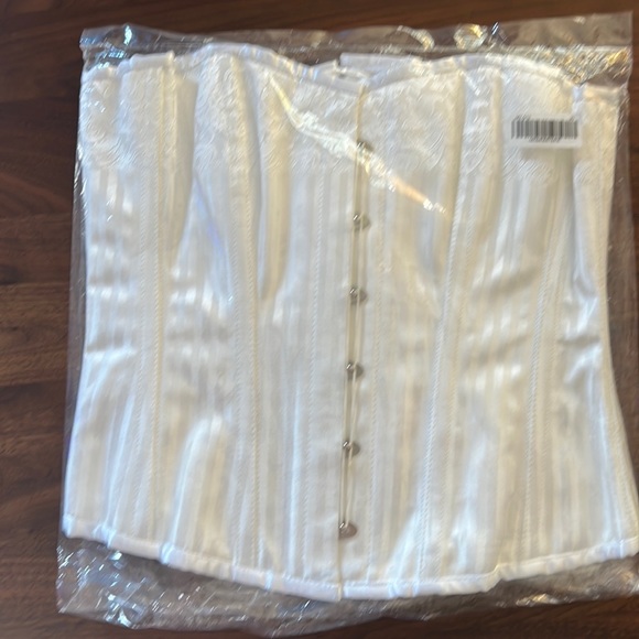 Bustier White Size 30 $200 NWT - Picture 1 of 10